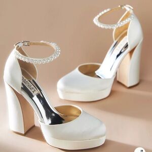 Badgley Mischka Felixa Ankle Strap Platform Heels